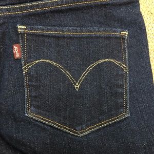 Levi Highwaisted Skinny Jeans, Sz 25